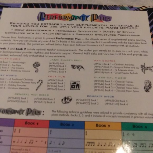 Extremely Rare, Antique Vintage 1996 Performance Plus Children's Favorites - Picture 3 of 7